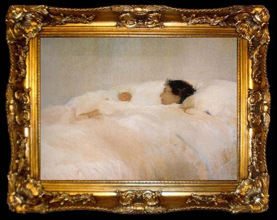 framed  Joaquin Sorolla Mother, ta009-2